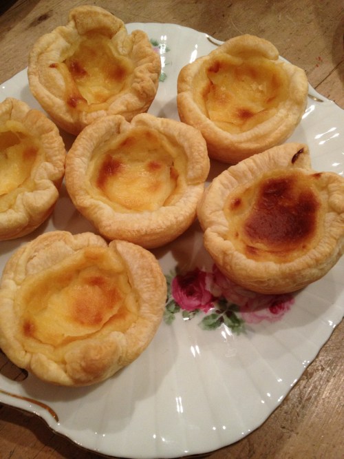 Portuguese style custard tarts
