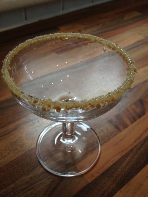 Crumble topping rim
