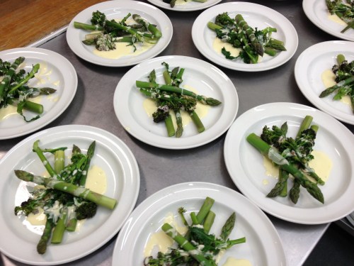 Plating up the starter