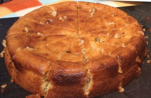 Yoghurt, lime and pistachio cake 2