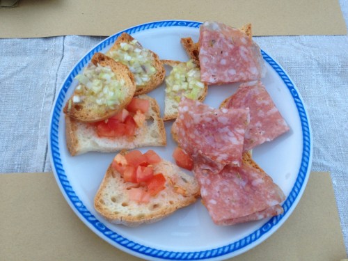 Crostini at Saltapicchio