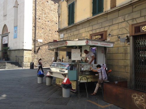 Lampredotto stall, Florence
