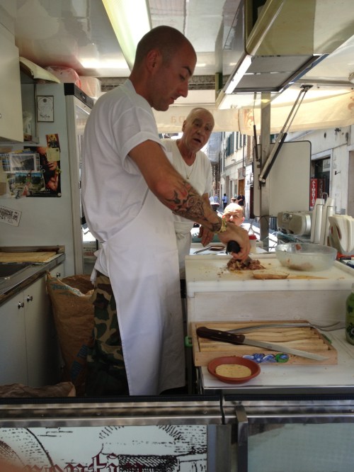 Lampredotto stall, Florence