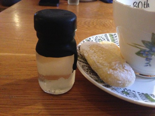 Limoncello tiramisu with homemade ladyfinger biscuits and limoncello