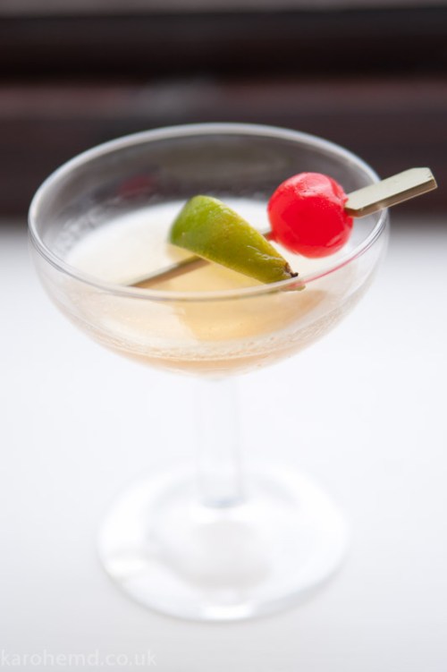 Ameretto sours cocktail
