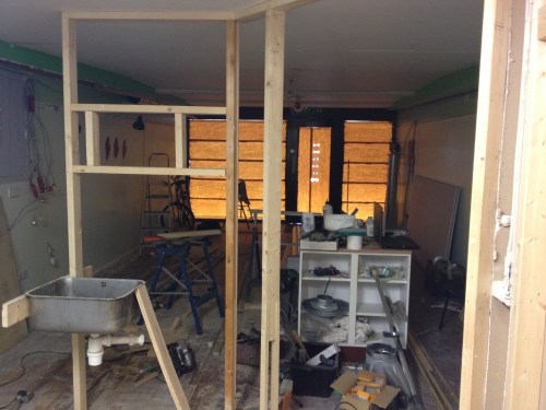 Internal walls go up