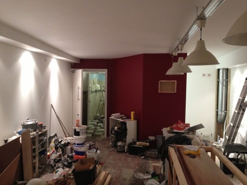 Feature wall 3rd coat