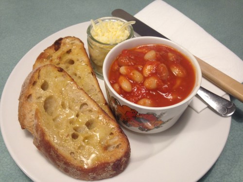 Homemade baked beans