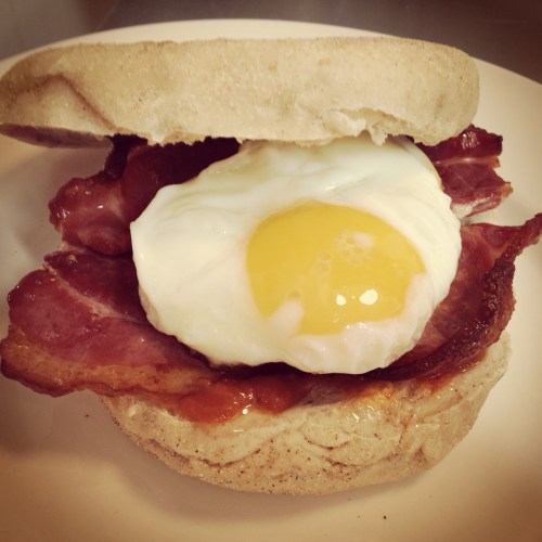 Egg & Bacon Stottie